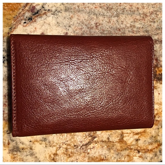 ITALIAN LEATHER BUSINESS TRI FOLD WALLET - Picture 6 of 7